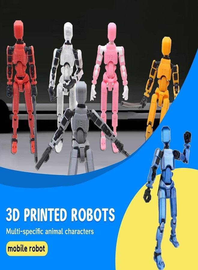 RAMONI Dummy 13 Action Figure, Blue Action Figure+Accessories, 13.5 cm, 8 Pieces, Innovative 3D Printing Technology, Multiple Interchangeable Accessories - Image 4